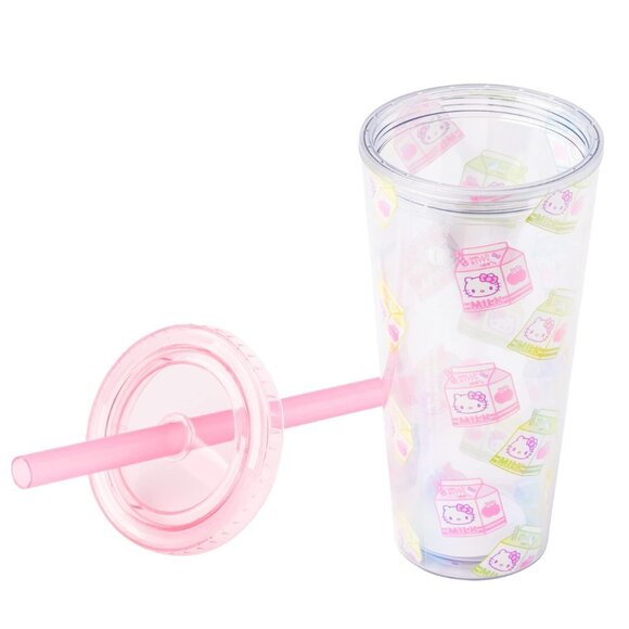 Hello Kitty Milk Carton Print Boba Tumbler - 24 oz. - Picture 3 of 8